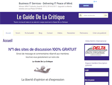 Tablet Screenshot of leguidedelacritique.com